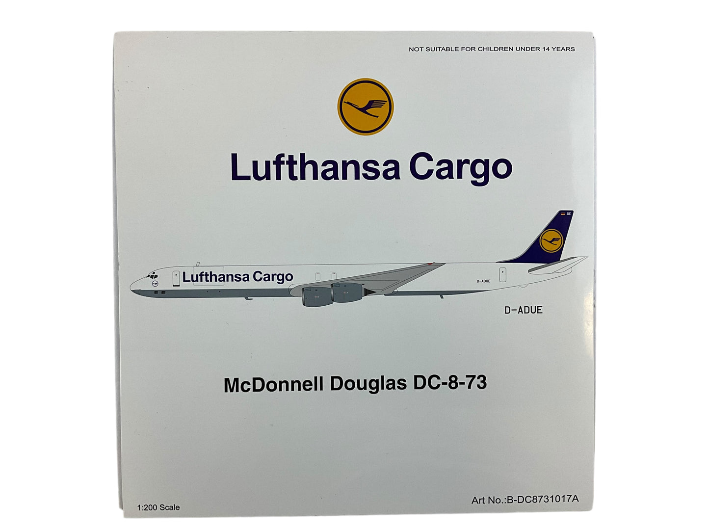 1/200 B-Models (B-DC8731017A) McDonnell-Douglas DC8-73 (D-ADUE) Lufthansa Cargo (Limited Edition)