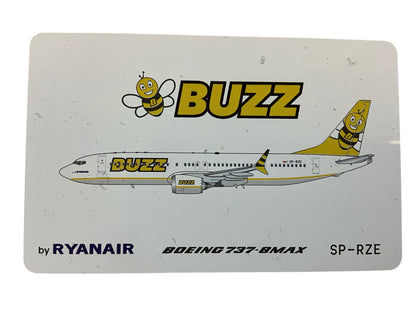 1/200 JC200 (EW238M004) Boering B737-8MAX (SP-RZE)  "BUZZ" - by Ryanair (Limited Edition)