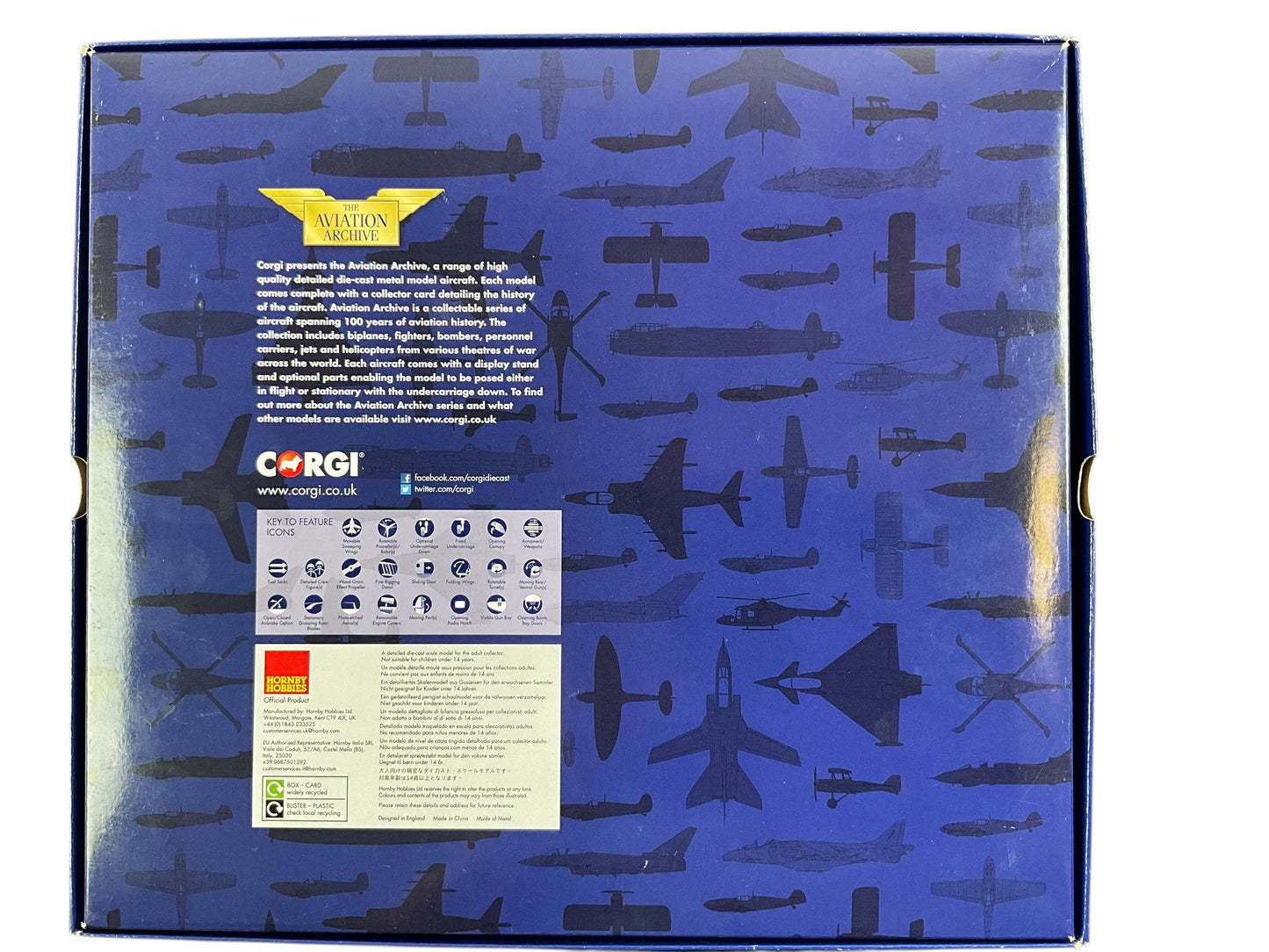 1/48 CORGI (AA28801) BRISTOL F2B FIGHTER (D-8063) - Royal Flight - William George "Billy" Barker - Villavera, Italy Sept 1918 - No. 139 Sqdn - ROYAL AIRFORCE (LIMTED EDITION #1855 of ONLY 1900)