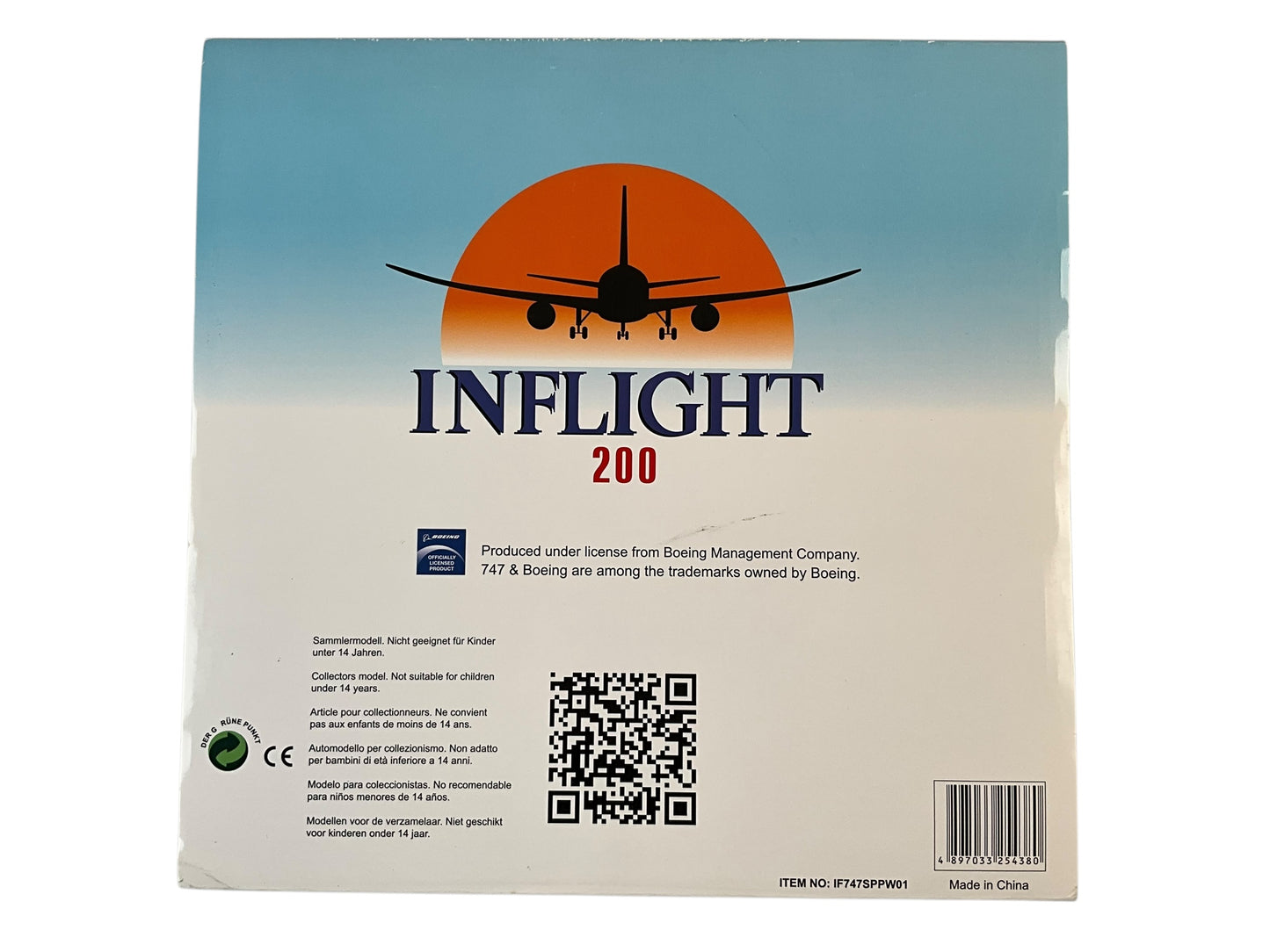 1/200 Inflight200 (IF747SPPW01) Boeing B747SP (C-FPAW) "Pure Power Engines" Pratt & Whitney Canada (Limited Edition)