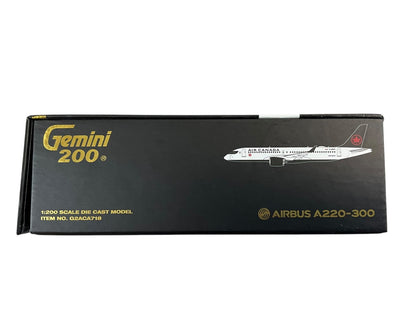 1/200 Gemini200 (G2ACA718) Airbus A220-300 (C-GROV) ACA 6th-Livery Air Canada (Limited Edition) 2019 Release