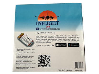 1/200 Inflight200 (IFVC25A0222P) Boeing (VC25A) B747-200 (28000) "Air Force One" United States of America (Limited Edition) 2022 Release