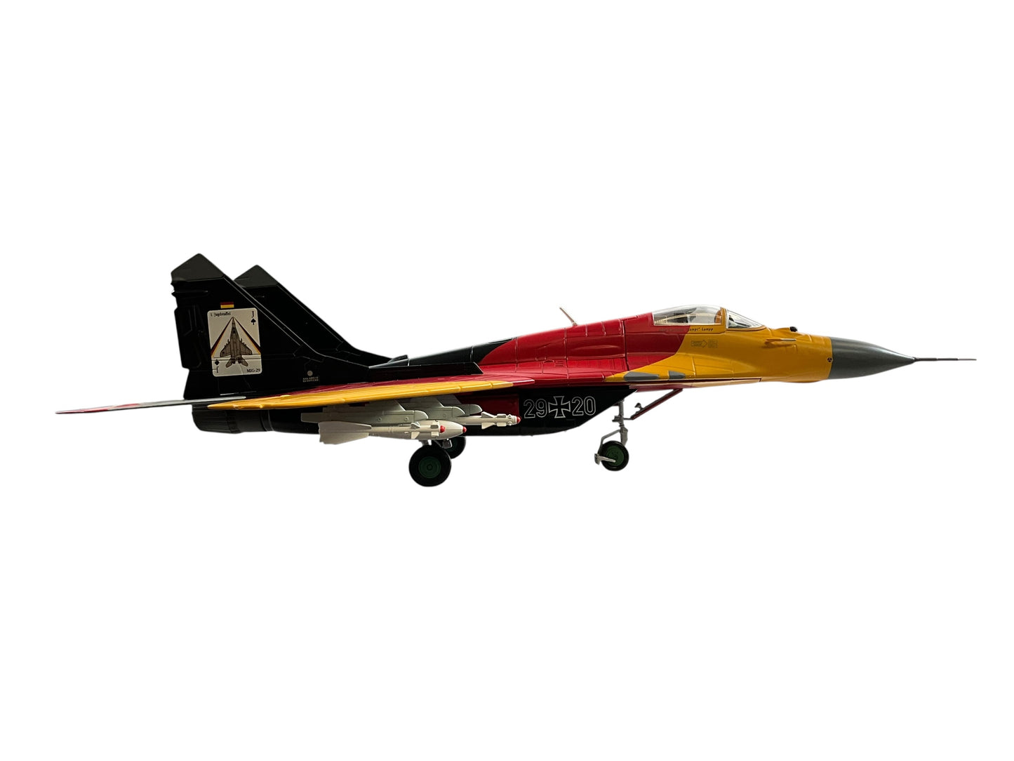 1/48 Franklin Mint/Armour (B11C996) MiG29A Fulcrum (29+20) 1.JagdStaffel, JG73 "Steinhoff", Deutsch Bundes Luftwaffe, m, Laage, Germany (Limited Edition)