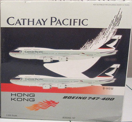 1/200 Blue Box (BB-CATH) Boeing B747-400 (B-HOW) Cathay Pacific (Limited Edition) 2019 Release