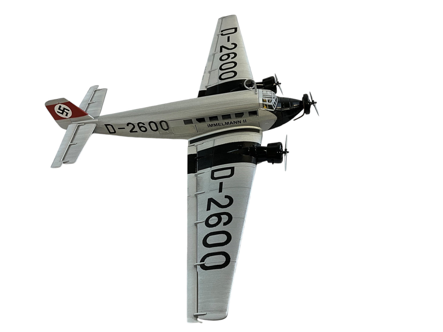 1/72 CORGI (AA36909) JUNKERS JU52-3Mfe (D-2600) * IMMELMANN-II * LUFTHANSA (2nd-LIVERY THIRD-REICH) * ADOLF HITLER'S PERSONAL TRANSPORT AIRCAFT * 1933-1945 (LIMITED EDITION #789 of ONLY 1200)