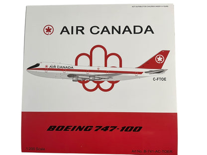 1/200 (Inflight200) B Models (B-741-AC-TOER) Boeing B747-133 (C-FTOE) with 1976 Canadian Olympics Logo - ACA 1st Livery (Limited Edition) 2025 Release