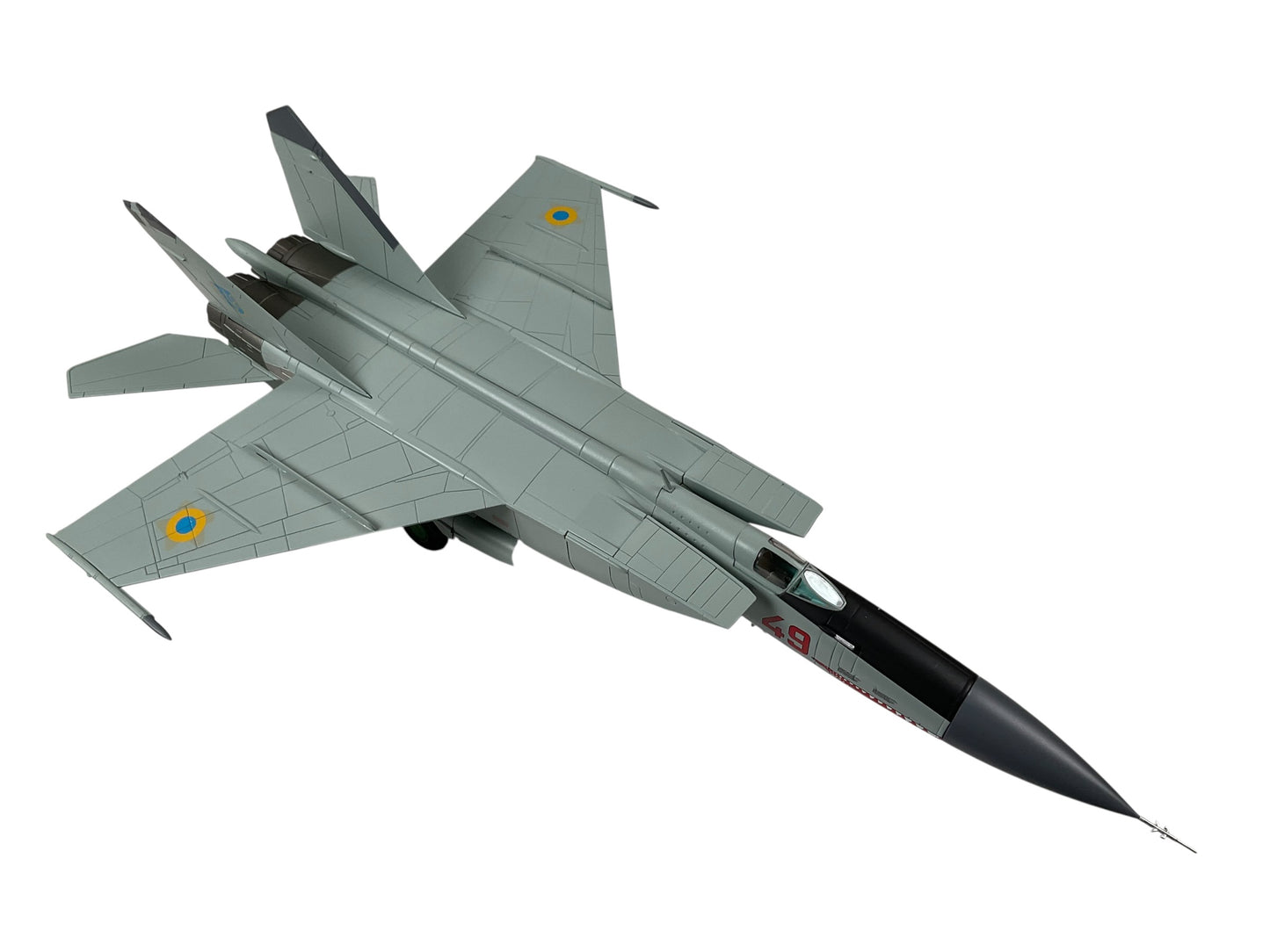 1/72 Hobbymaster (HA5606) Mikoyan MiG25PD Foxbat (Red 49) Vaislkov 1995, 146th Fighter Regiment, Ukraine Air Force (Limited Edition)