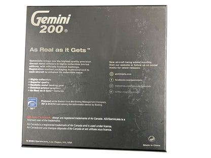 1/200 Gemini200 (G2ACA1270) Boeing B767-300F (C-GXHM) "Interactive Series" 6th ACA Livery, Air Canada Cargo (Limited Edition) 2024 Release