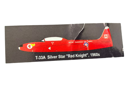 1/72 Falcon Models (FA722023) Canadair CT133 Silver Star (21620) R.C.A.F. "RED KNIGHT" 1958-1968 (Limited Edition)