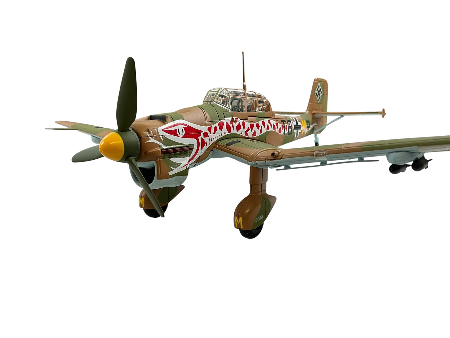 1/48 Armour/Franklin Mint (98133) Junkers JU87 Stuka B2 (T6+MP) Tan & Green Camo w/Desert Snake Livery 6./STG2 Reichs Luftwaffe (Limited Edition)