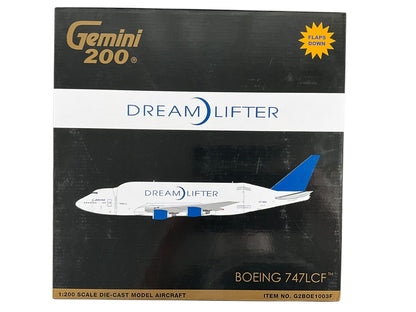 1/200 Gemini200 (G2BOE1003F) Boeing B747-400LCF DreamLifter (N718BA) "Flaps Down" The Boeing Company (Limited Edition) 2021 Release
