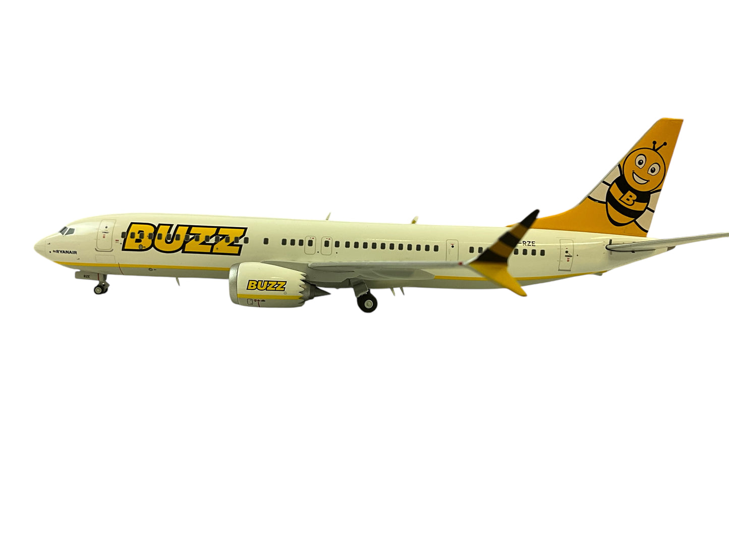 1/200 JC200 (EW238M004) Boering B737-8MAX (SP-RZE)  "BUZZ" - by Ryanair (Limited Edition)