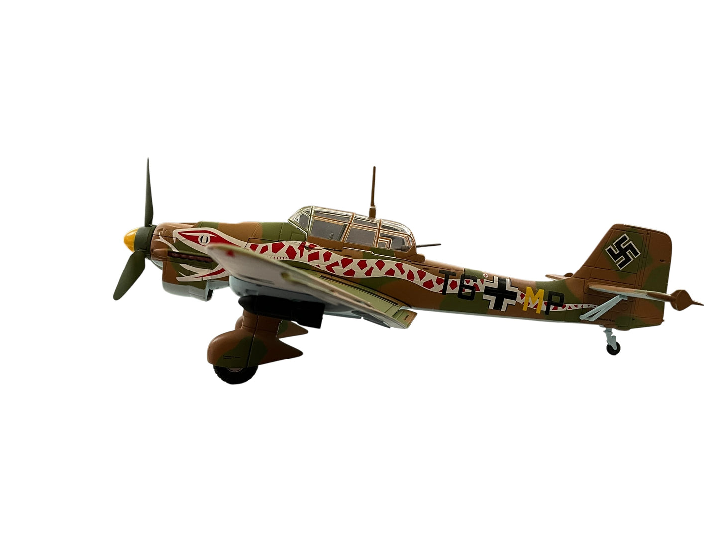1/48 Armour/Franklin Mint (98133) Junkers JU87 Stuka B2 (T6+MP) Tan & Green Camo w/Desert Snake Livery 6./STG2 Reichs Luftwaffe (Limited Edition)