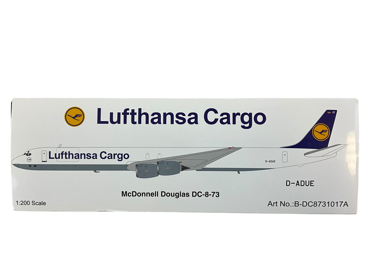 1/200 B-Models (B-DC8731017A) McDonnell-Douglas DC8-73 (D-ADUE) Lufthansa Cargo (Limited Edition)