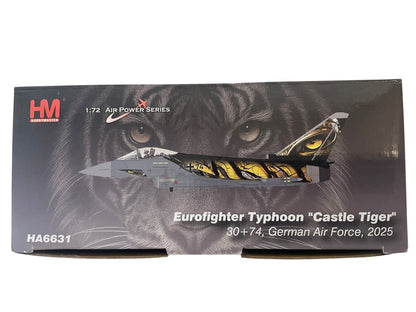 1/72 HobbyMaster (HA6631) EuroFighter EF2000 Typhoon-S (30+74) "Castle Tiger" Tactical Air Wing 74 (TaktLwG 74) "Bavarian Tigers" Deutsche Bundes Luftwaffe (Limited Edition)