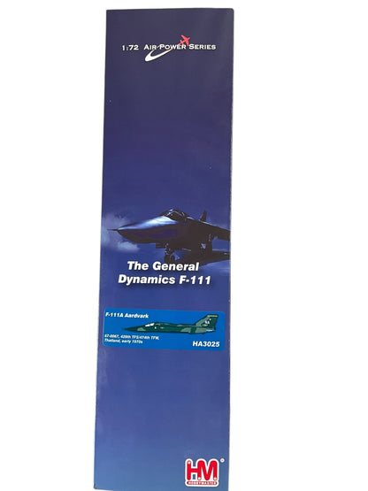 1/72 Hobbymaster (HA3025) General Dynamics F111 Aardvark (67-0067) Thailand, 1970, 474th TFW, 429th TFS, USAF (Limited Edition of Only 800)