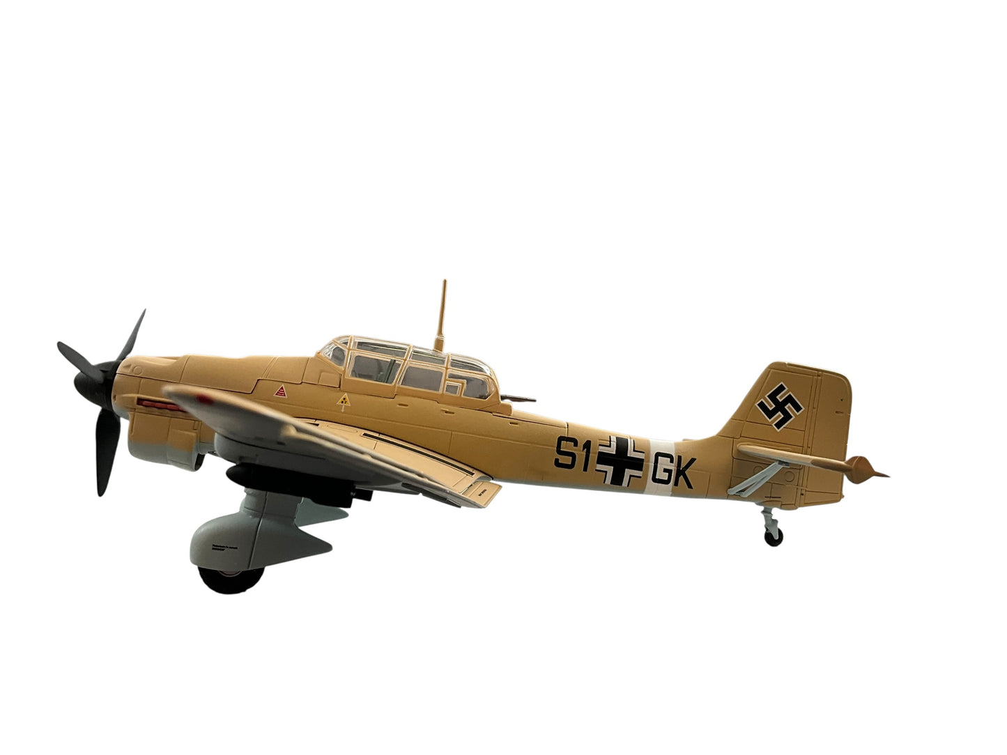 1/48 Armour/Franklin Mint (ART.98096/B11B262) Junkers JU87B Stuka (S1+GK) Tan Desert Camo WWII Deutsche Reich Luftwaffe (Limited Edition)