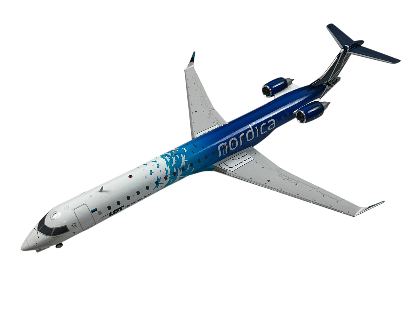 1/200 JC Wings (JC2LOT366) Bombardier CRJ900LR (ES-ACB) "nordica" LOT Polish Airlines (Limited Edition) 2020 Release