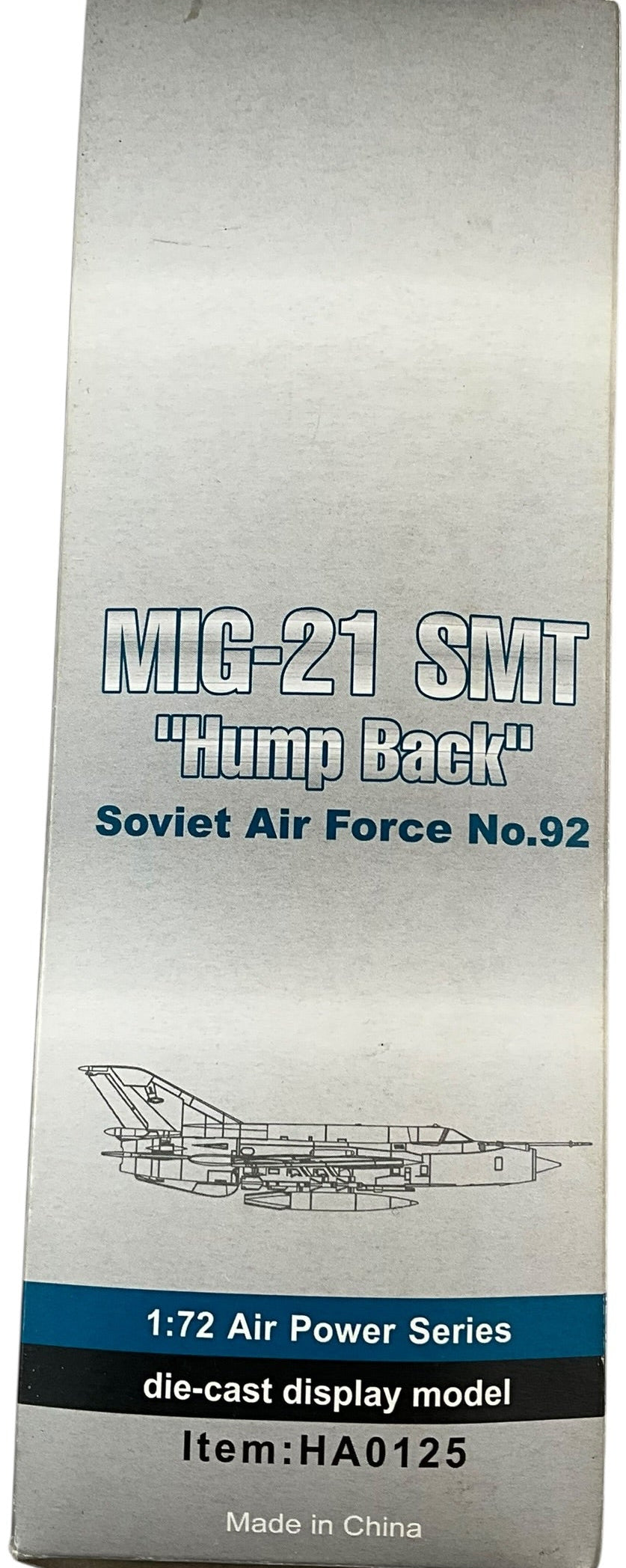 1/72 HobbyMaster (HA0125) Mikoyan MiG21SMT Fishbed (Blue 92) "Hump Back" Soviet Air Force (Limited Edition of Only 2000)