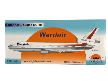 1/200 Inflight200 (IF103WD825P) McDonnell Douglas DC10-30 (C-GXRB) "C.K.'Punch' Dickens" Wardair Canada (Limited Edition of ONLY 144) 2025 Release