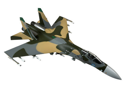 1/72 (Witty Wings) Sky Guardians (WTW-72-014-008) Sukhoi SU27 Flanker-B (White 21) Green/Tan/Grey Splotch Pattern Camo, Chirchik AB, 59th Fighter-Bomber Aviation Regiment, Uzbek Air Force (Limited Edition) 2001 Release