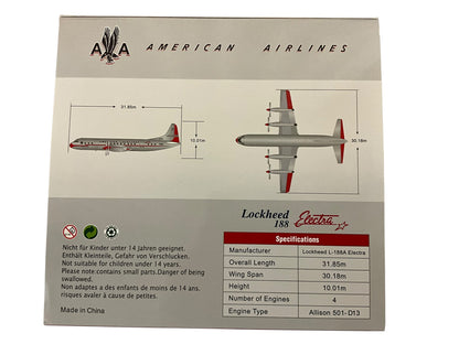 1/200 JC Wings (XX2388) Lockheed L188 Electra (N6110A) "Flagship St Louis" American Airlines (Limited Edition)