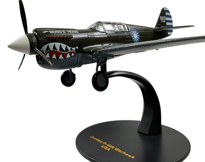 1/72 IXO Models (PIXJ00021) Curtiss P40N Warhawk (660 / P-11461) "Boss's Hoss" flown by Lt.Col. W.N.Reed (Ace w/7 Jap Kills) with "Flying Tigers" A.V.G. Nationalist Chinese Air Force (Limited Edition)