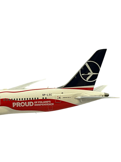 1/200 INFLIGHT200 BOEING B787-9 LOT POLISH AIRLINES PROUD of POLAND'S INDEPENDENCE