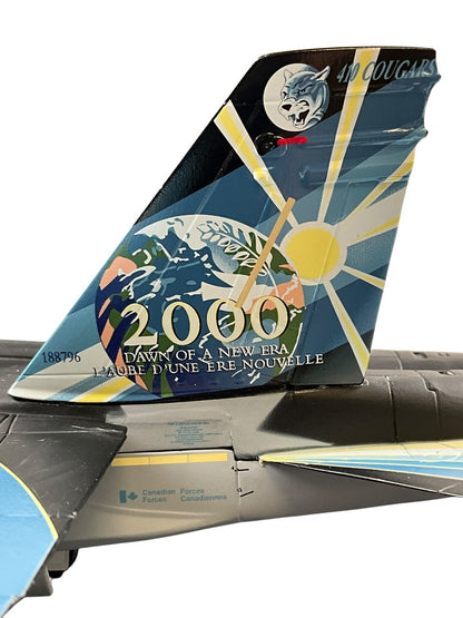 1/48 Franklin Mint/Armour (B11E337) McDonnell Douglas CF188 Hornet (188796) "Millennium The Year 2000" Canadian Armed Forces (Limited Edition #360 of Only 400)