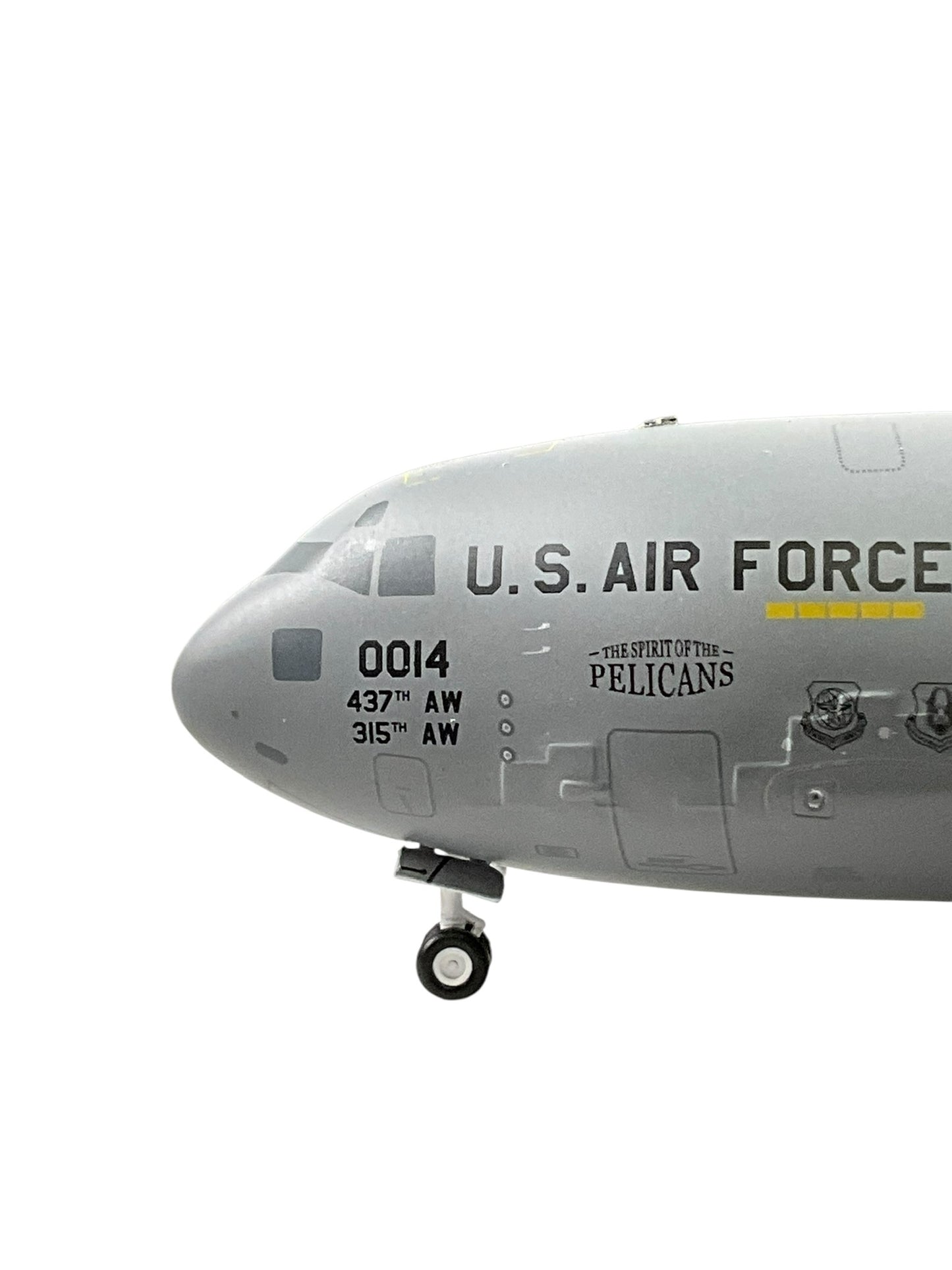 1/200 Gemini200 (G2AFO635) Boeing C17 Globemaster III (0014) "Spirit of the Pelicans" Charleston 437th AW & 315th AW U.S.A.F. (Limited Edition) 2017 Release