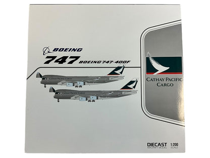 1/200 JC Wings (SA2003C) Boeing B747-400F (B-HUP)  Cathay Pacific Cargo Interactive Polished Aluminum Livery (Limited Edition)