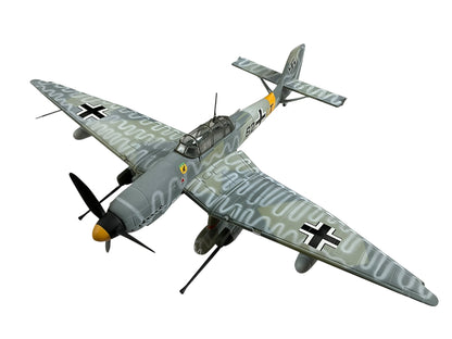 1/48 Franklin Mint/Armour (B11E183) Junkers JU87-D5 Stuka (S2+T) 2/Tone Grey Winter Camo w/GAD Spray Can Snow "Operation Barbarosa" 1943 Sturzkampfgeschwader 77 (III/StG-77) Deutsch Reich's Luftwaffe (Limited Edition)