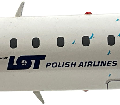 1/200 JC Wings (JC2LOT366) Bombardier CRJ900LR (ES-ACB) "nordica" LOT Polish Airlines (Limited Edition) 2020 Release