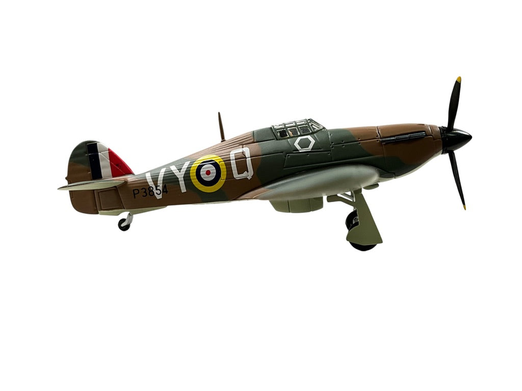 1/72 Corgi (49101) Hawker Hurricane Mk.1 (P3854 / VY-Q) flown by Sqdn.Ldr. Peter Townsend 65 Sqdn. R.A.F. (Limited Edition) 2000 Release