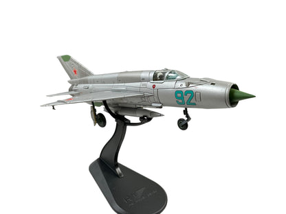 1/72 HobbyMaster (HA0125) Mikoyan MiG21SMT Fishbed (Blue 92) "Hump Back" Soviet Air Force (Limited Edition of Only 2000)