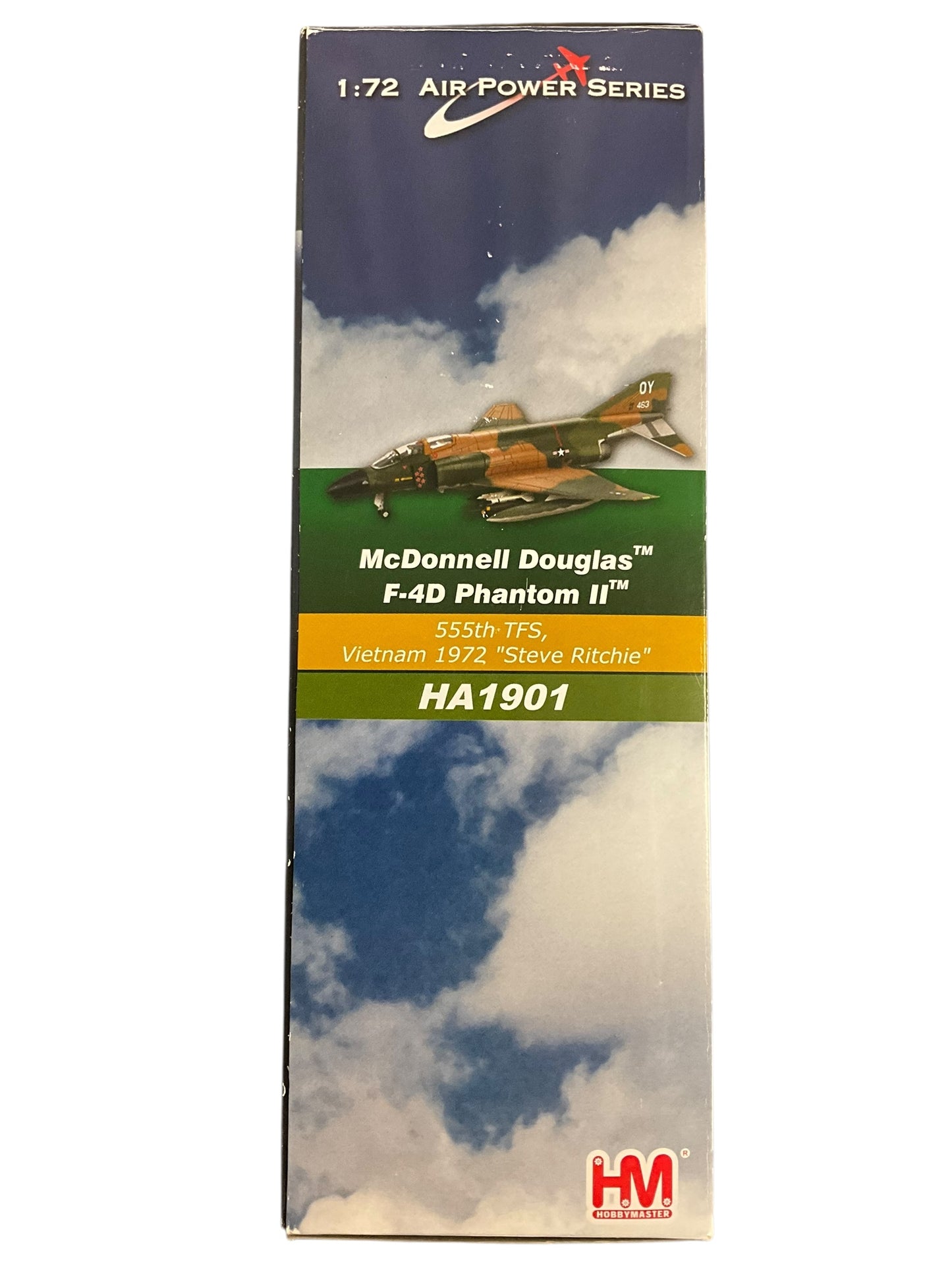 1/72 Hobbymaster (HA1901) MacDonnell Douglas F4D Phantom II flown by 1/72 Hobbymaster (HA1901) MacDonnell Douglas F4D Phantom II (66-7463) flown by Richard S. Ritchie Udorn RTAFB, Thailand 1972, 555th TFS, 432nd TRW, U.S.A.F. (Limited Edition Only 2204)