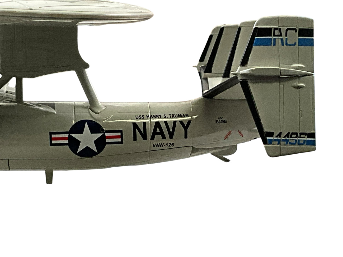 1/72 HobbyMaster (HA4811) Northrop/Grumman E2C Hawkeye (164496) May 2011 USS Harry S. Truman VAW-126 "Seahawks" U.S. Navy (Limited Edition)