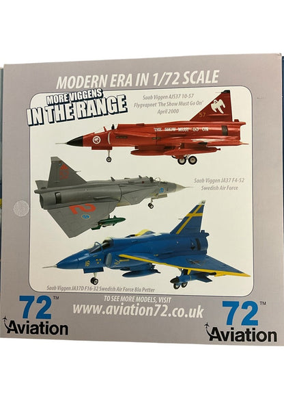 1/72 Aviation72 (AV72-42005) Saab SH37 Viggen (15-81) Soderhamn 1990 Swedish Air Force (Limited Edition of Only 408) 2016 Release