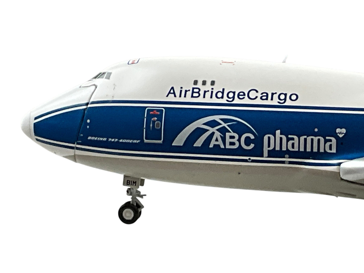 1/200 Gemini200 (G2ABW934) Boeing B747-400F (VP-BIM) "ABC pharma" (Interactive Series) AirBridge Cargo (limited Edition) 2021 Release