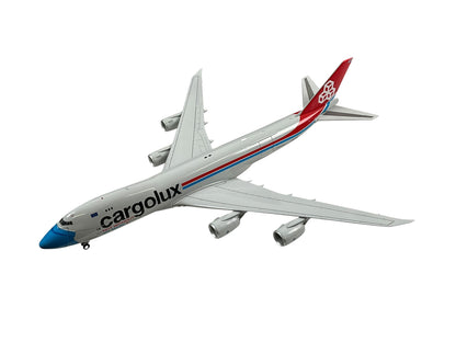1/200 JC Wings (XX20079C) Boeing B747-8F (LX-VCF) "Not Without My Mask" (Interactive Series) Cargolux (Limited Edition) 2021 Release