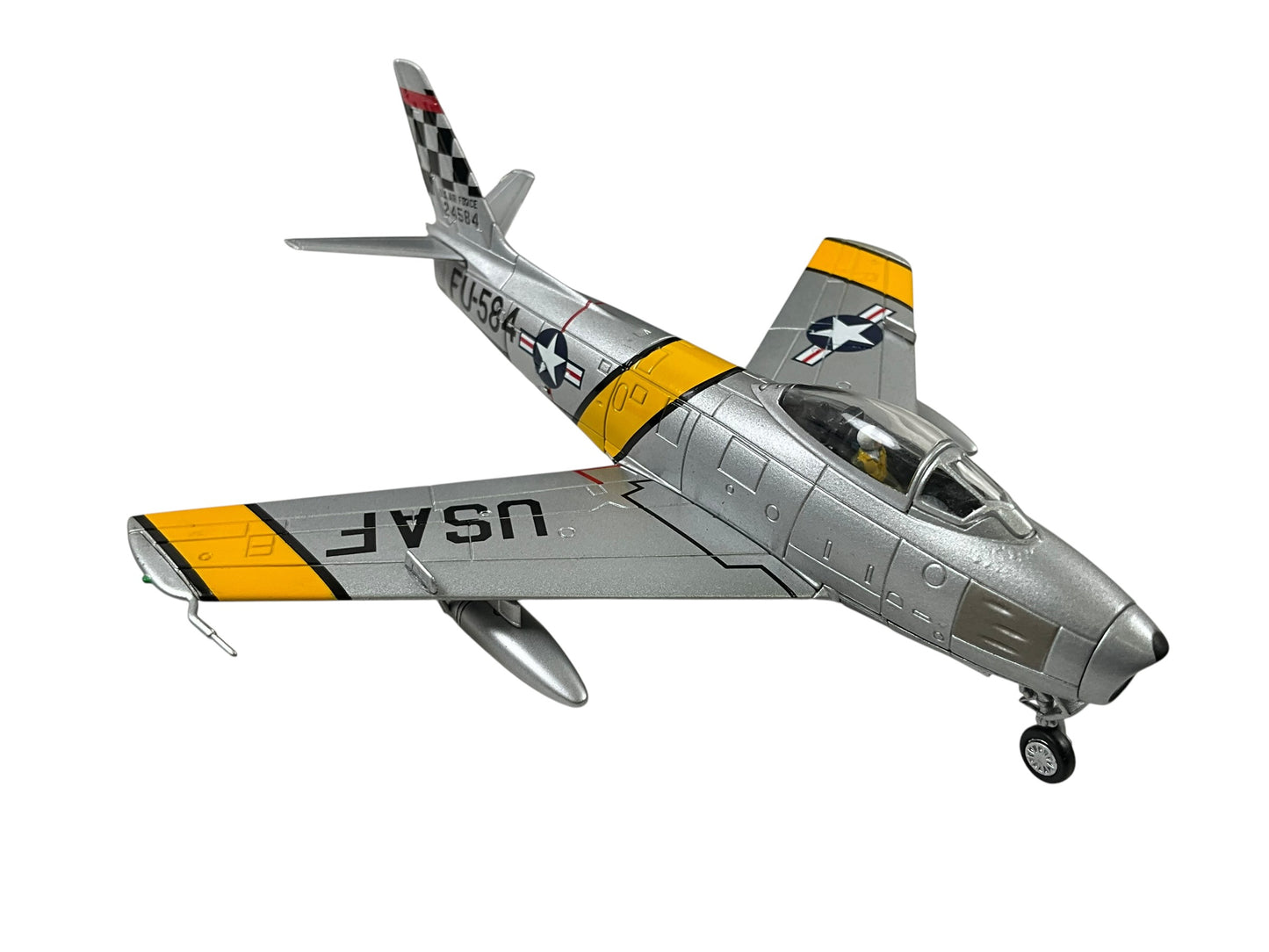 1/72 Corgi (AA35801) North American F86F Sabre (FU-584 c/n 24584) "MiG Mad Marine" "Lyn Anne I & Dave" flown by Maj. John Glenn, U.S.M.C. (3  Kills) South Korea 1951, 25th FS, 51st FW, U.S.A.F. (Limited Edition)