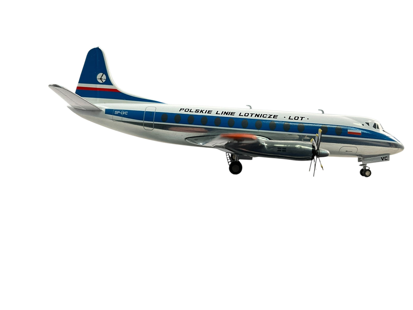 1/200 HERPA (HE554657) Vickers Viscount V804 (SP-LVC) LOT Polish Airlines 1962-1967