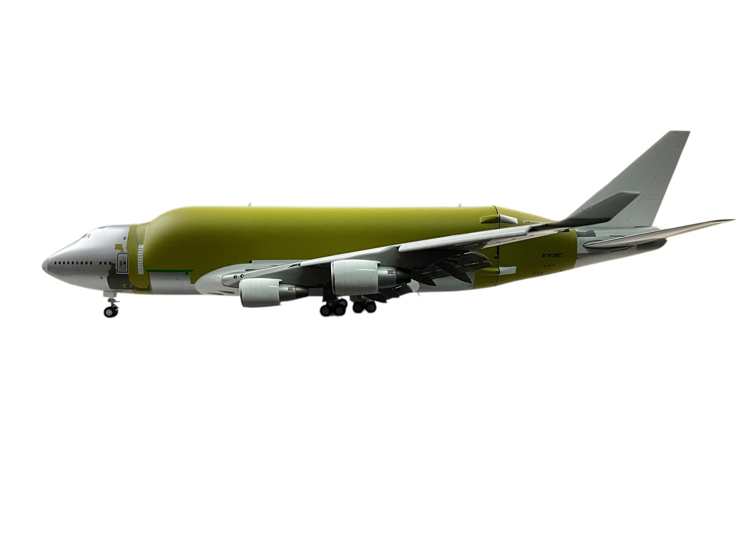 1/200 J C Wings (LH2166A) Boeing B747-400LCF Dreamlifter (N747BC) Flaps Down "Green Zinc Chromate Primer Livery" The Boeing Company (Limited Edition)
