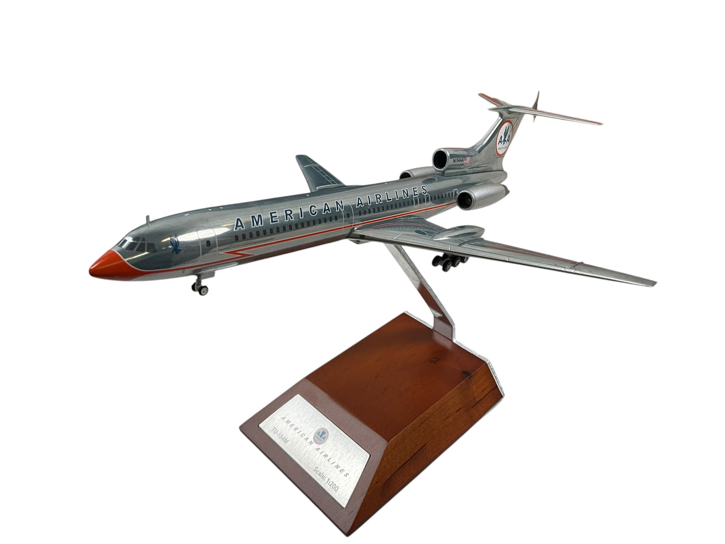 1/200 JC Wings (XX2736) Tupolev TU154M (N154AA) "A Fantasy Russian Airliner In American Flagship Livery" American Airlines (Limited Edition) 2018 Release