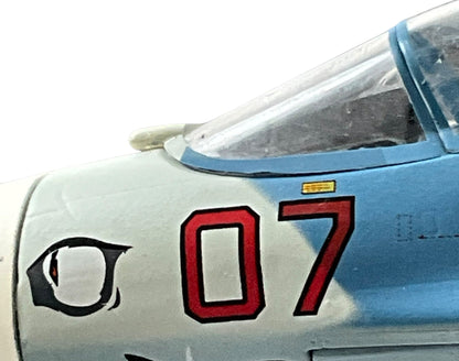 1/72 (Witty Wings) Sky Guardians (WTW-72-014-005) Sukhoi SU27 Flanker-B (Red 07) "Evil Eye" 3-Tone Blue Splinter Pattern Camo, Russian Air Force (Limited edition (Limited Edition)