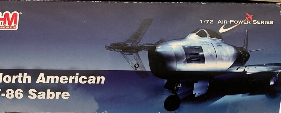 1/72 HobbyMaster (HA4301) North American F86F Sabre (FU897 c/n 12897) "The Huff" flown by Lt. Jim Thompson (2 Kills) 1953 Suwon AB, South Korea, 39th FS, 51st FW,  U.S.A.F. (Limited Edition of 2000)