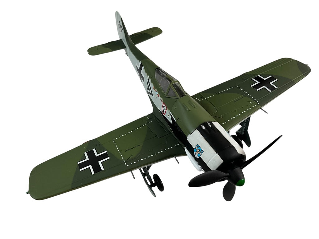 1/48 Franklin Mint/Armour (B11B586/98163) Focke-Wulf Fw190A flown by WWII Ace (68 Kills) Hptm. Fritz Losigkeit, Kdr. I/JG1 Deutsche Reich Luftwaffe (Limited Edition)