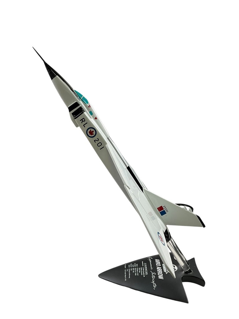 1/72 50th Anniversary of "1st Flight" of Avro Canada CF105 Arrow RL201 Resin Model with Dedication Tail Stand (Limited Edition)