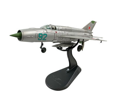 1/72 HobbyMaster (HA0125) Mikoyan MiG21SMT Fishbed (Blue 92) "Hump Back" Soviet Air Force (Limited Edition of Only 2000)
