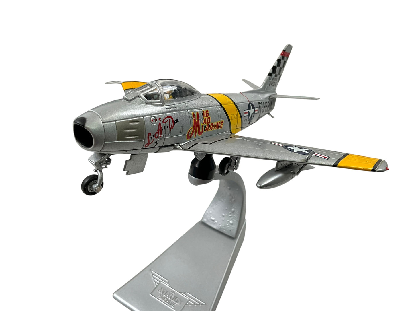 1/72 Corgi (AA35801) North American F86F Sabre (FU-584 c/n 24584) "MiG Mad Marine" "Lyn Anne I & Dave" flown by Maj. John Glenn, U.S.M.C. (3  Kills) South Korea 1951, 25th FS, 51st FW, U.S.A.F. (Limited Edition)
